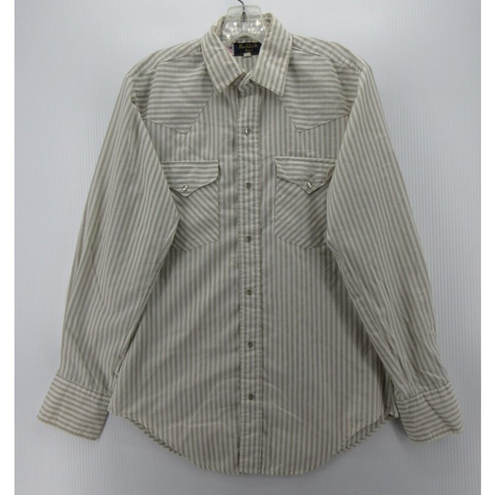 VINTAGE Ruddock Bros Shirt 15 Western Pearl Snap Cowboy Rodeo USA *